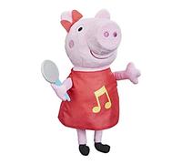 Peppa Pig Oink-Along Songs Peppa Singing Plush Doll with Sparkly Red Dress and Bow, Sings 3 Songs, Ages 3 and up