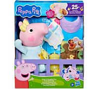 Peppa Pig Oinks and Snuggles Evie Interactive Baby Doll, 28 cm