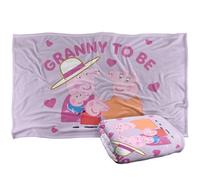 Peppa Pig Pa Pig Granny To Be Granny Pig Blanket White (One Size)