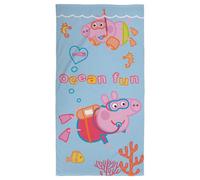 Peppa Pig Pa Pig Ocean Fun Towel Sky Blue/pink (One Size)