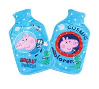 Peppa Pig Pa Pig Reversible 2L Hot Water Bottle And Cover Blue/pink (One Size)