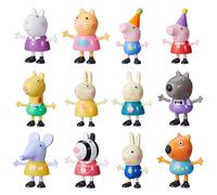 Peppa Pig Party Figures - 12 Festive Characters | Hasbro G01525L4