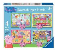 Peppa Pig Party Puzzle - 4 in a Box Jigsaw Puzzle - Brand New Sealed