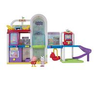 Peppa Pig PEP0701 Peppa's Shopping Mall Playset with 2 Exclusive Peppa and Luzie Locke Figures with Accessories for Children from 2 Years