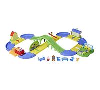 Peppa Pig Peppa City Track with Adjustable Track, Includes Vehicle and 1 Figure, + 35 Sounds, Ages 3 and Up