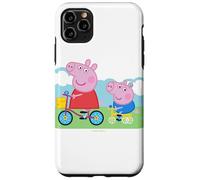 Peppa Pig Peppa George Bicycle Case for iPhone 11 Pro Max