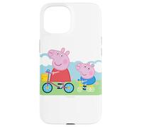 Peppa Pig Peppa George Bicycle Case for iPhone 15