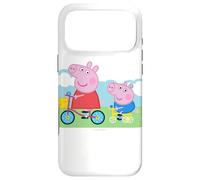 Peppa Pig Peppa George Bicycle Case for iPhone 17 Pro Max