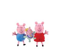 Peppa Pig Peppa, George and Evie 3-Pack, Preschool Plush Soft Toys