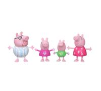 Peppa Pig Peppas Adventures Peppas Family Bedtime Figure 4-Pack Toy, 4 Family Figures in Pajamas, Ages 3 and up