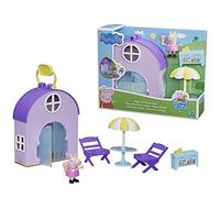 Peppa Pig Peppa's Club Peppa's Ice Cream Shop Preschool Toy; 1 Figure, 4 Accessories, Carry Handle, for Ages 3 and Up, Multicolor (F4387)