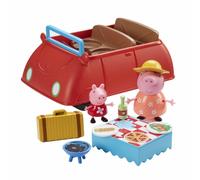 Peppa Pig - Peppa's Deluxe Big Red Car (6921) with Picnic Set, Figures & Sound Steering Wheel