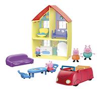 Peppa Pig Peppa's Family Home Combo Toy, Includes Playset, Car with Sounds, 4 Figures, 6 Accessories, for Ages 3 and Up - Amazon Exclusive