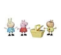 Peppa Pig Peppa's Picnic Fun Themed Preschool Toy, Includes 3 Figures and 1 Accessory, for Ages 3 and Up
