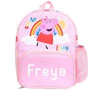 Peppa Pig Personalised Backpack for Kids, Large A4 School Rucksack