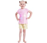 Peppa Pig Personalised Girls Short Pyjamas Nightwear Best Friends