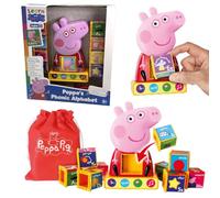 Peppa Pig Phonic Alphabet - Kids Spelling ABC Blocks Cube Set
