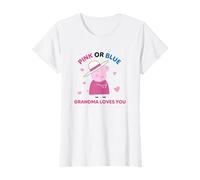 Peppa Pig Pink Or Blue Grandma Pig Loves You T-Shirt
