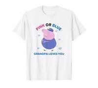 Peppa Pig Pink Or Blue Grandpa Pig Loves You T-Shirt
