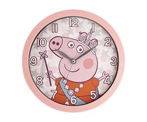 Peppa Pig Pink Wall Clock PPG3014