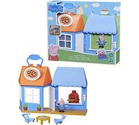 Peppa Pig Peppa’s Adventures Peppa’s Pizza Place Carry-and-Play Playset Pre-school Toy, Includes Figure and 4 Accessories, Multicolor, F2169