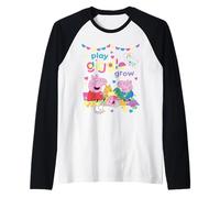 Peppa Pig Play Giggle Grow Raglan Baseball Tee