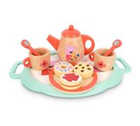 Peppa Pig Play Set for Toddlers Age 3+, Play Set for Pretend Play, Party Set for Children, Durable Wooden Kitchen Toys, Fun Set for Toddlers and Kids (Tea Set)