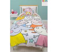 Peppa Pig Playful Single Duvet Cover Set Pink
