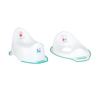 Peppa Pig Potty Teal, Potty Training Toilet Seat, Plus Peppa Pig Training Seat, Lightweight, Anti-Stick Portable Seat 18M+ Toddler Toilet Range Bundle