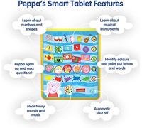 Peppa Pig - PP04 Peppa's Smart Tablet Toy For Kids - Interactive Learning & Child Development, Colours, Numbers and Letter Recognition, Communication Skills, Features 6 Fun Activities, 2+ Years