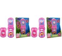 Peppa Pig PP06 Peppa's Flip & Learn Toy Phone for Kids-Interactive Learning and Child Development, Colours and Number Recognition and Communication, 3+ Years, Single, Multi (Pack of 2)