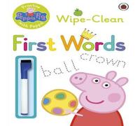 Peppa Pig : Practise with Peppa: Wipe-Clean First Words Paperback Book Peppa Pig Multicolor