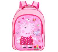Kids Character Deluxe Backpack (37cm) - Durable, Adjustable, Fun & Colorful - Perfect for School, Travel, and Outdoor Adventures - Ideal for Boys & Girls (Peppa Pig)
