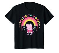 Peppa Pig Rainbow Vibes Stars Happy Friends Forever Classic T-Shirt