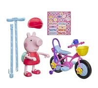 Peppa Pig Ready, Pedal, Go Peppa Interactive Figure and Bicycle Playset | 75+ Sounds, Reactions, Song | Preschool Toys for Girls and Boys Ages 3+