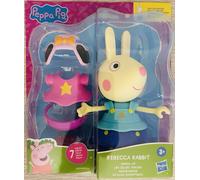 Peppa Pig Rebecca Rabbit Dress-Up Figure, 15cm. 6 Fashion Accessories. New Boxed