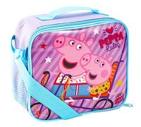 Peppa Pig Rectangular Insulated Lunch Box Bag for Kids, Perfect Size for Packing Hot or Cold Snacks for School and Travel, BPA Free (1225HV-1176)