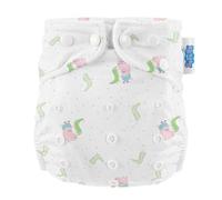 Peppa Pig Reusable Cloth Nappy All-in-One Washable Eco Nappy with Adjustable Fit | Double Leg-Leak Protection, Soft & Absorbent | Baby to Toddler Potty Training (One Size) (George/White)