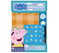Peppa Pig Reward Sticker Chart Set (Pack Of 6) In Bright Blue Bright Blue One Size