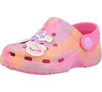 Peppa Pig Riveted Badge EVA Clog Pink/Purple EVA 10 UK Kid