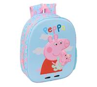 PEPPA PIG - School Backpack, with 3D Design, Ideal for Children of Different Ages, Comfortable and Versatile, Quality and Resistance, 27 x 10 x 33 cm