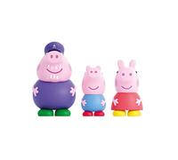 Peppa Pig - Set of 3 Peppa Pig Bath Figures - Water and Bath Toys - Includes George, Grandpa and Peppa (DeQube 919D00047)
