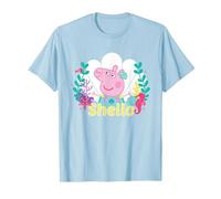 Peppa Pig Shello Underwater Mermaid T-Shirt, Men, Baby Blue, XX-Large