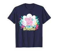Peppa Pig Shello Underwater Mermaid T-Shirt, Men, Navy Blue, Medium