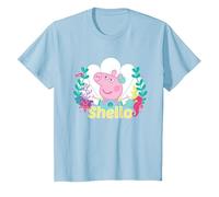 Peppa Pig Shello Underwater Mermaid T-Shirt, Youth, Baby Blue, 3T