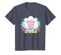 Peppa Pig Shello Underwater Mermaid T-Shirt, Youth, Heather Blue, 4T
