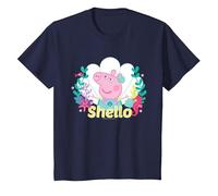 Peppa Pig Shello Underwater Mermaid T-Shirt, Youth, Navy Blue, X-Small