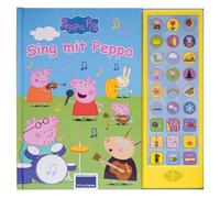 Peppa Pig - Sing mit Peppa Pig - 27-Button-Soundbuch mit 24 Seiten für Kinder ab 3 Jahren - mit bekannten Kinderliedern und Geräuschen