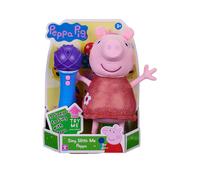 Peppa Pig 08117, Sing With Me Peppa, Interactive Feature Plush, Musical Soft Mic