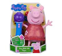 Peppa Pig, Sing With Me Peppa, Interactive Feature Plush, Musical Soft Toy with Microphone, Toys, Gift for Preschoolers